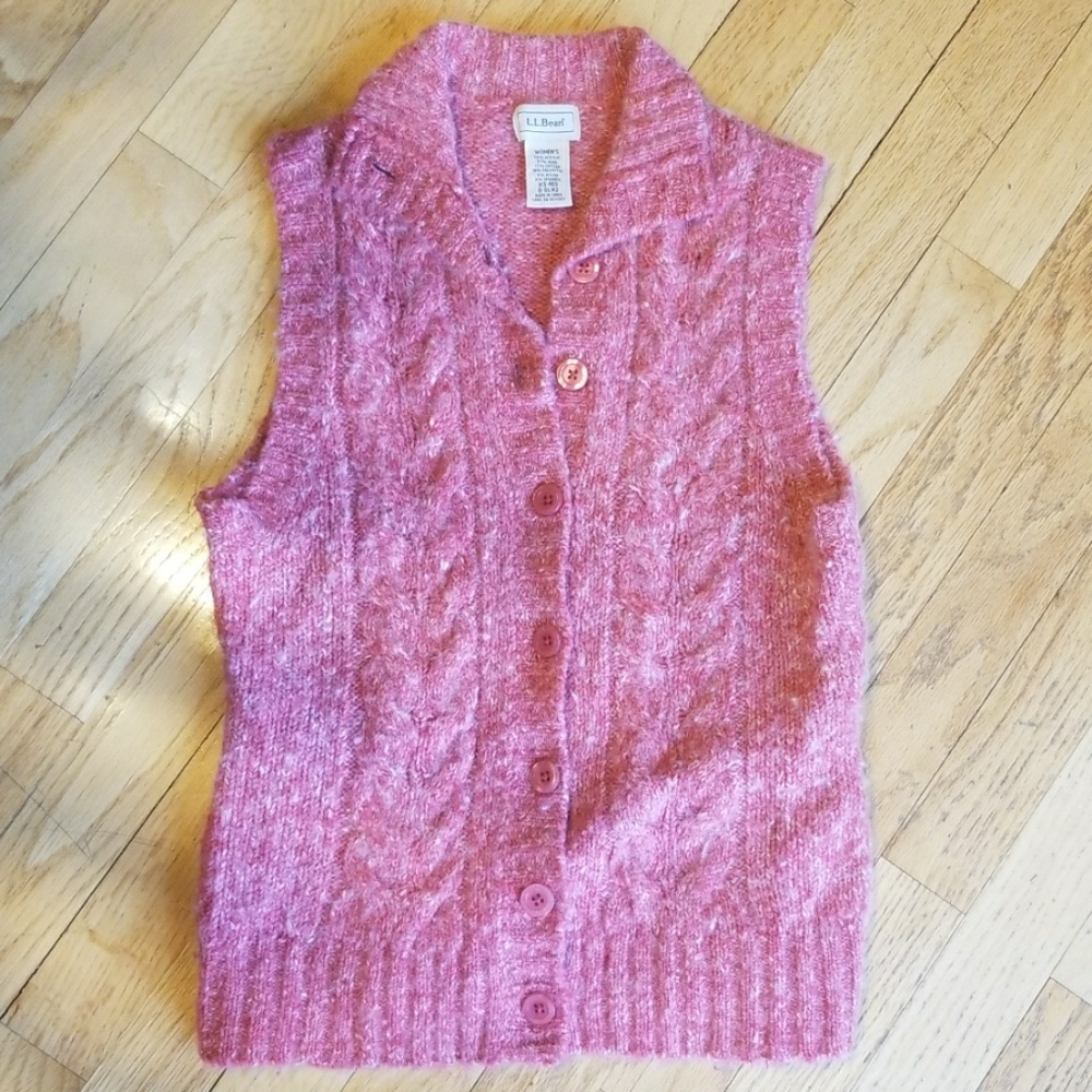 LL Bean Women's Vest-wool blend